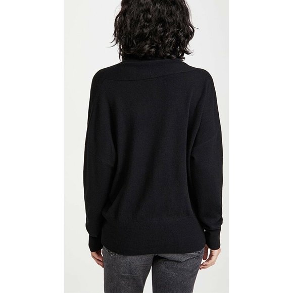 ❤️SOLD❤️Nili Lotan Lakota Cashmere Wrap Black - Picture 3 of 10